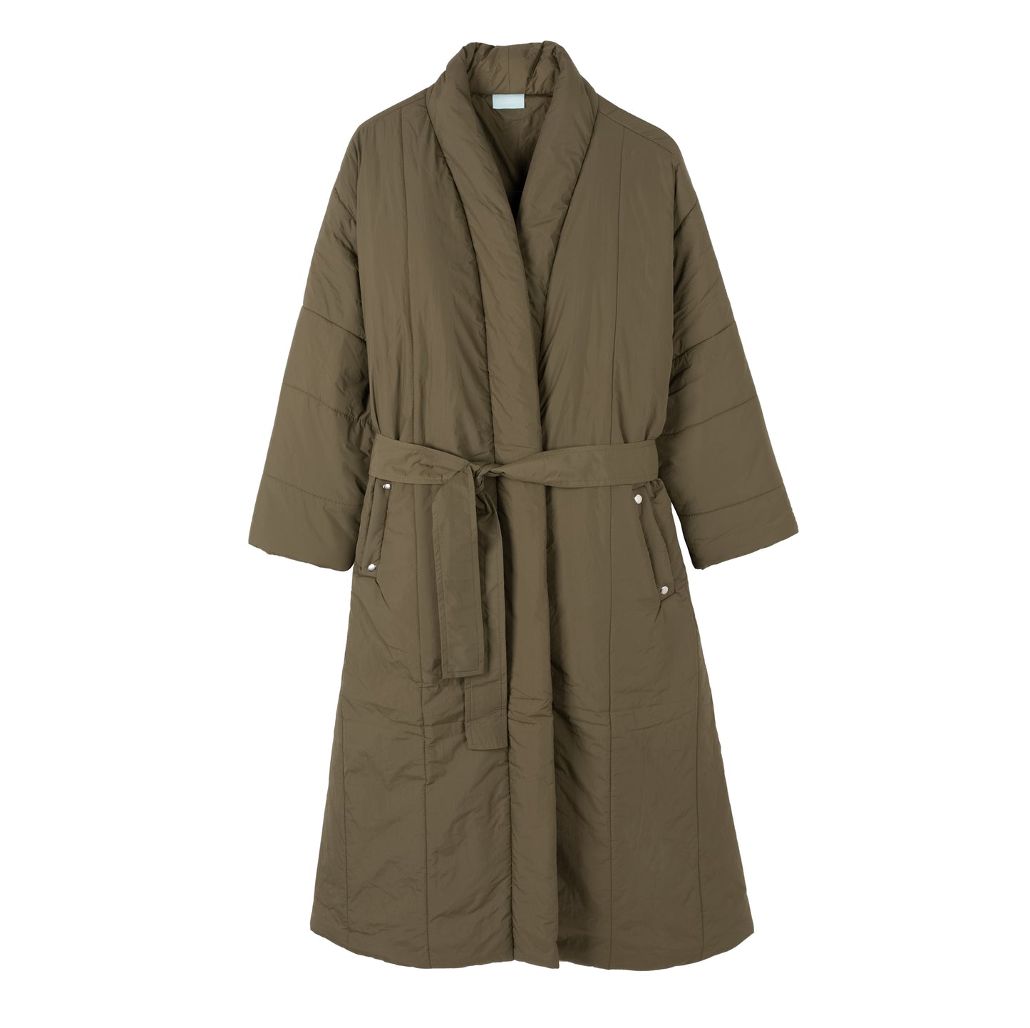 Blanket puffer jacket Olive