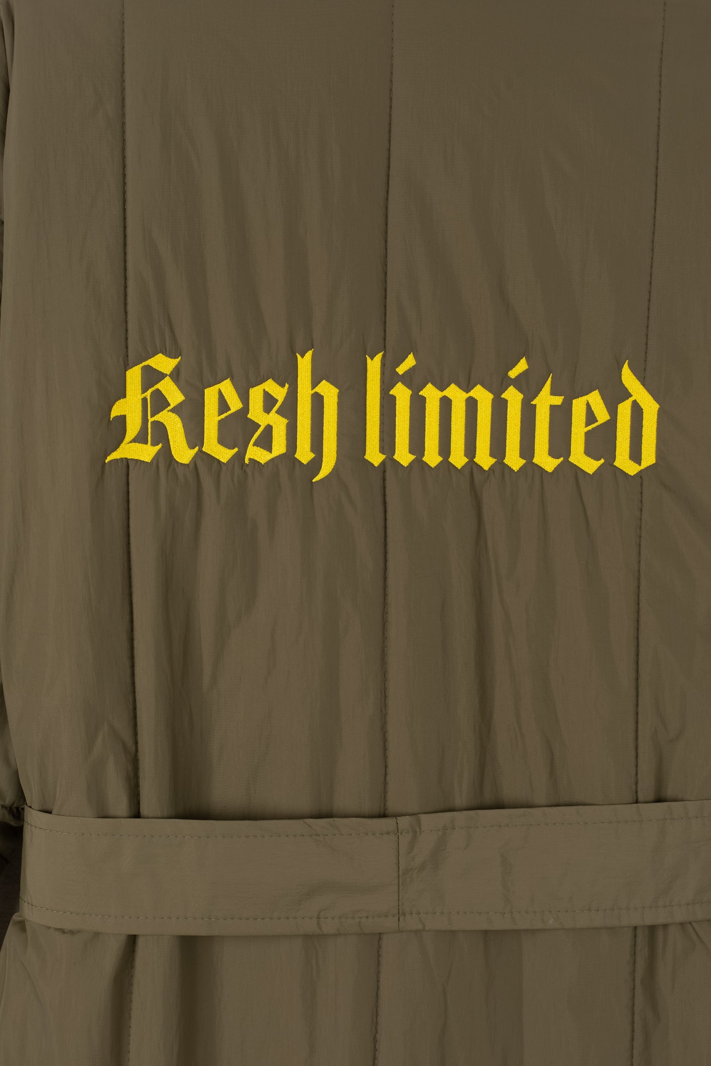 Blanket puffer jacket Olive