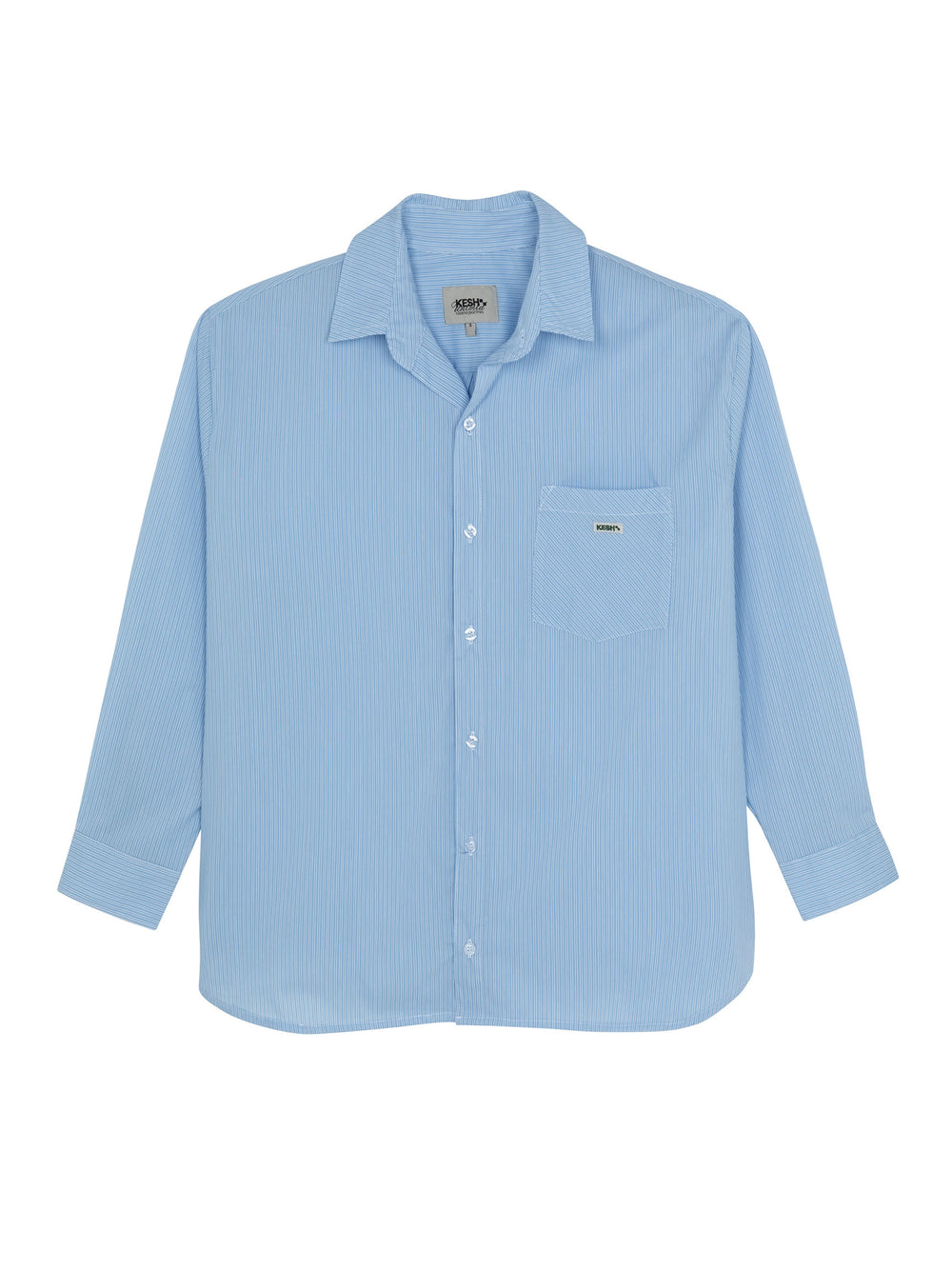 DRESS SHIRT BLUE WHITE STRIPES