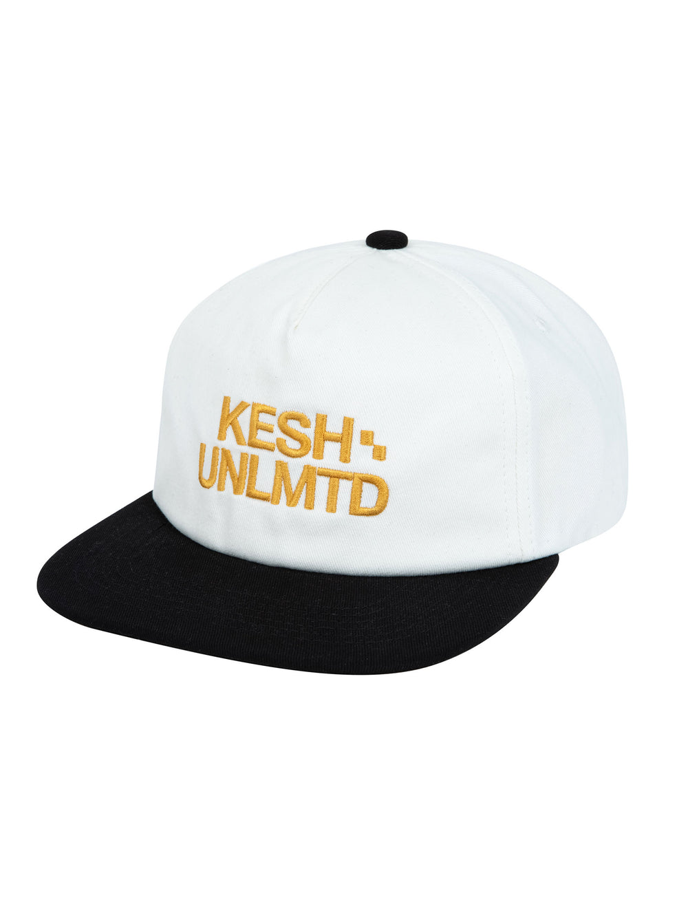 KAMP KESH 5 PANEL HAT GOLD LOGO