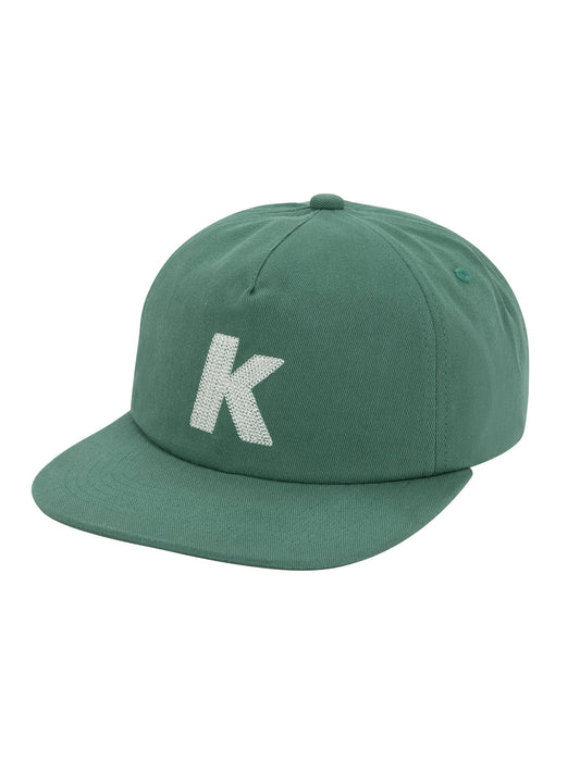 BIG K 5 PANEL HAT IN ASH GREEN