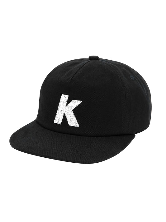 BIG K 5 PANEL HAT IN BLACK