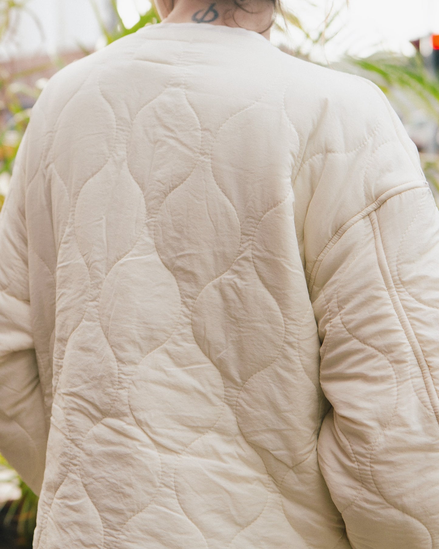 PADDED LINER OFF WHITE