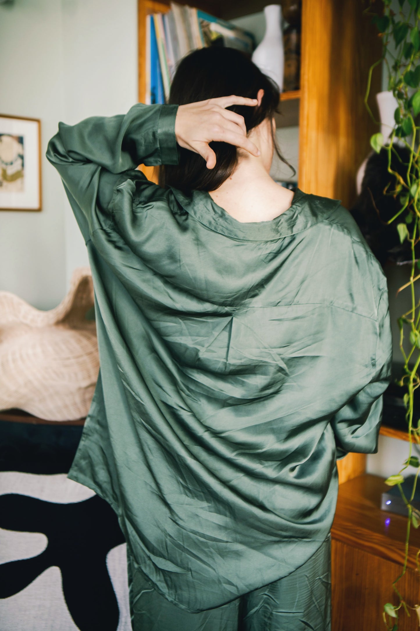 Lounge shirt green