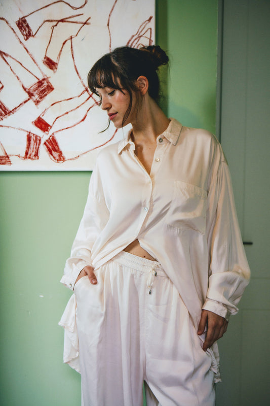 Lounge shirt cream