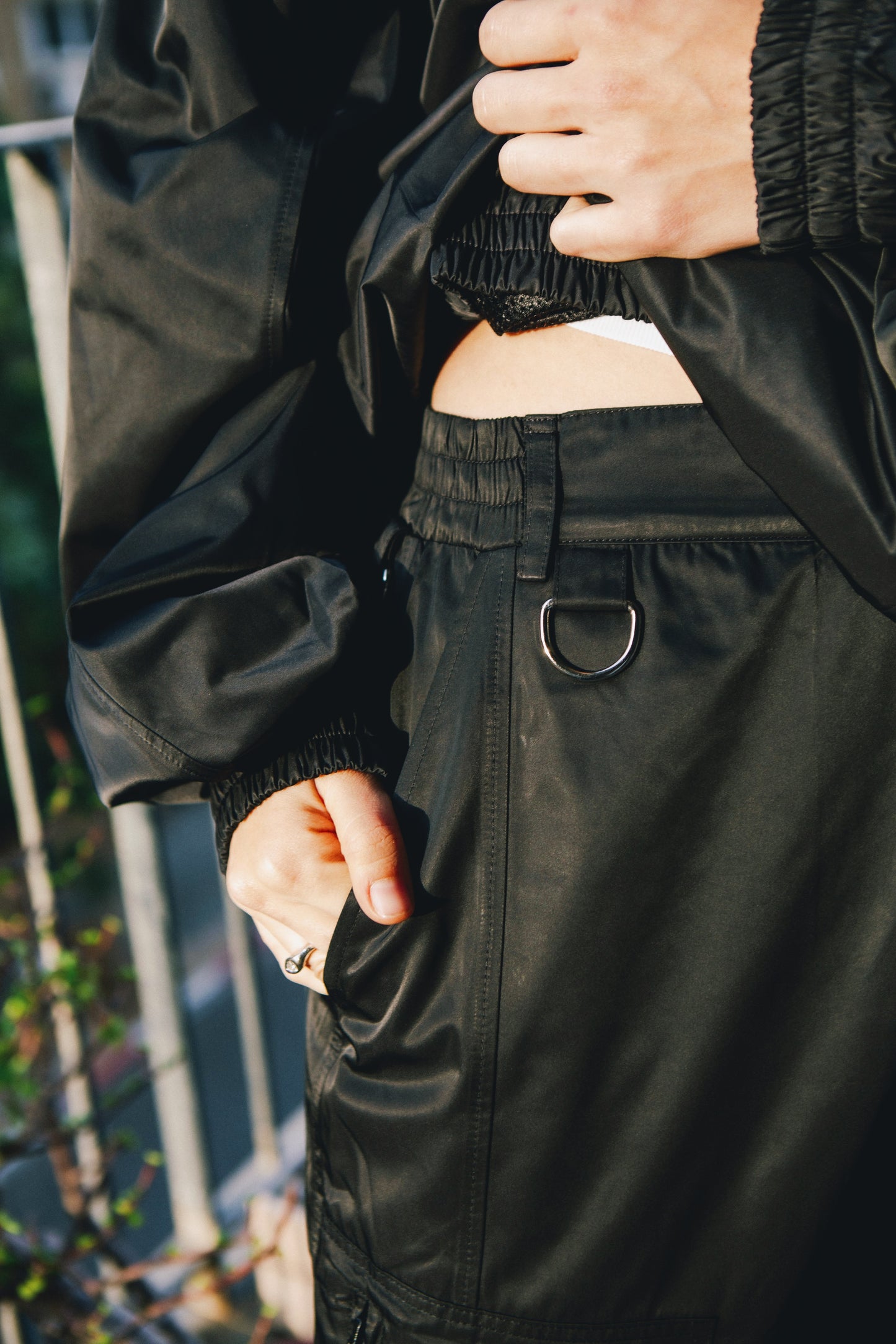 Track pants Black