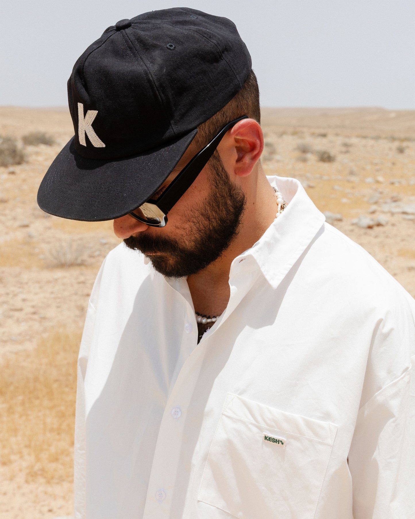 BIG K 5 PANEL HAT IN BLACK