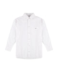 DRESS SHIRT WHITE RED PINSTRIPES